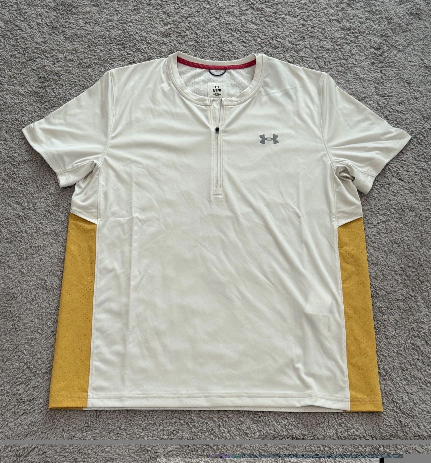 Under Armour Trail Run Zip Short Sleeve, Sample (1389808-279) Men’s Large.