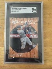 2019 Panini Leather and Lumber Knothole Gang #9 Aaron Judge Yankees SGC 9