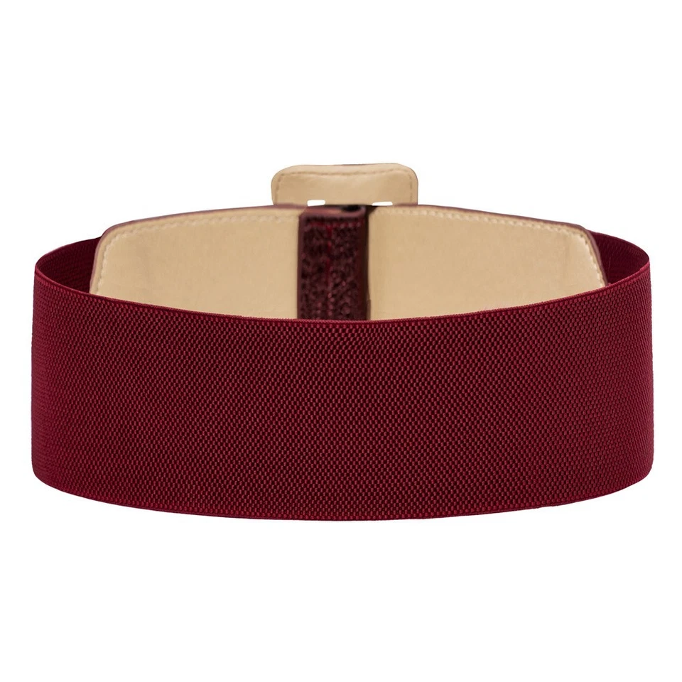 Adjustable Elastic Waist Belt with Classic Buckle for Women Formal Casual Wear - image 4 of 4