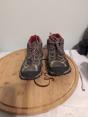 MERRELL Moab FST Midwp Bldr US 5M Brown Boots lace up hike Waterproof