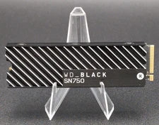 WD Black SN750 500GB M.2 NVMe SSD with Heatsink – Lightly Used, Factory Reset