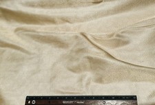 Cream/Gold Silk Brocade Jacquard 100 Silk Fabric 44" Wide, By The Yard JD-372