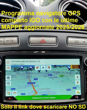 iGo Programma Ultime Mappe 2026 ANDROID Radio CINESI 2din Navigatore GPS VELOX