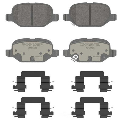 Disc Brake Pad Set-OEX Disc Brake Pad Wagner OEX1569 fits 12-19 Fiat 500