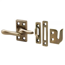 Window Sash Lock Antique Brass Casement Latch Prime-Line Diecast Metal Retro