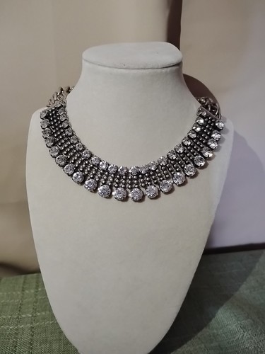 Box Of Style Rhinestone Choker Necklace