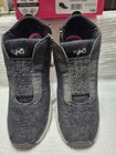 Women's Ryka, Size 9W, High Top Zippered Sneaker/ Bootie, Black — photo 1