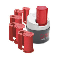 Caruso Molecular Steam Setter Steam Rollers Set 30 Rollers Red/White/Gray