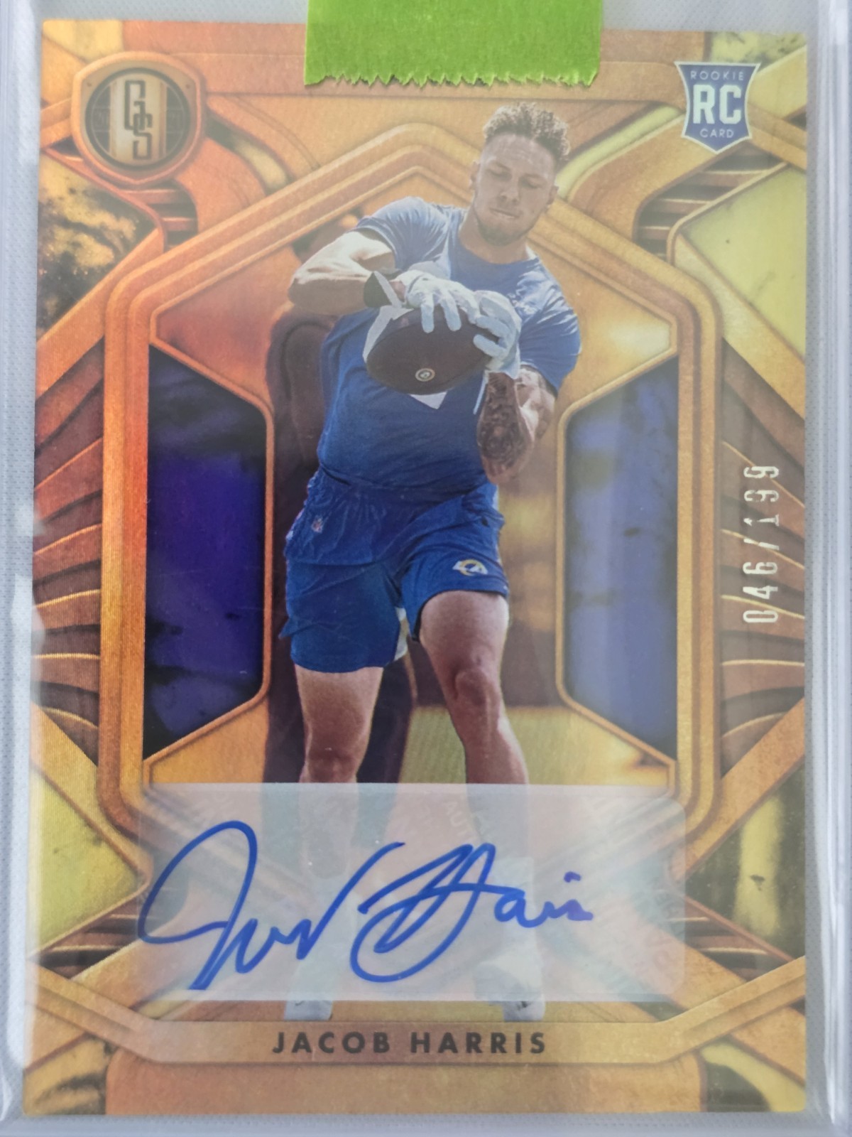 Jacob Harris Panini Black #140 Autograph-Gold