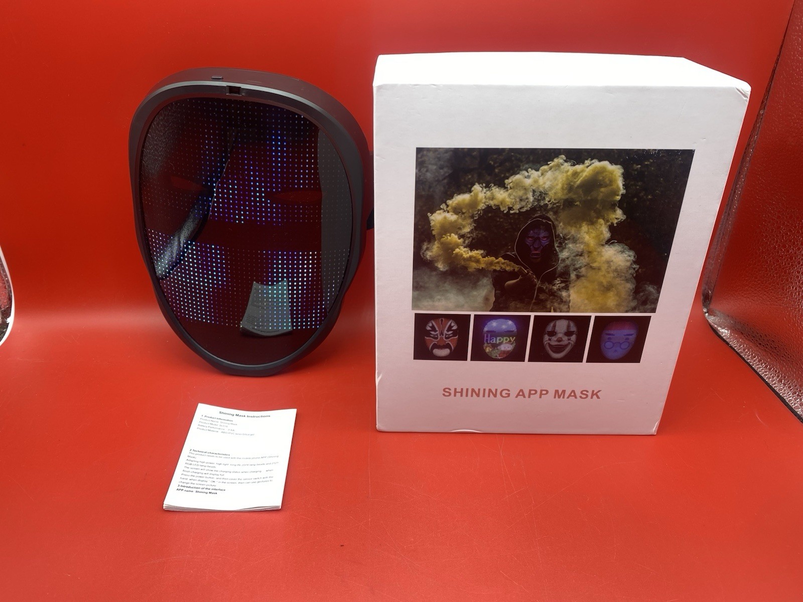 Shining App Mask - Programmable LED, Non-Charging… - image 2