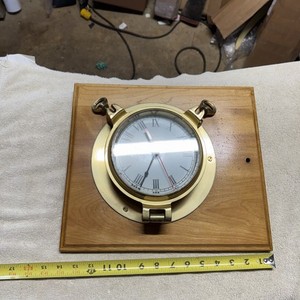 Nautical Porthole Brass Made in USA Not Working Large Brass ￼