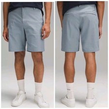 Lululemon Commission Shorts Men Sz 30 11" Chambray Preppy Coastal Casual Travel