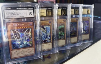 CGC Pristine 10 Yu-Gi-Oh Japanese Secret Dark Magician ( 5 slabs )