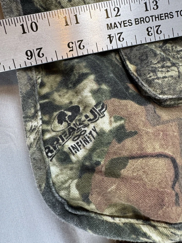 Browning Mossy Oak Camo Vest Mens Size L/XL Break Up Infinity Mesh Hunting - Image 3 of 4