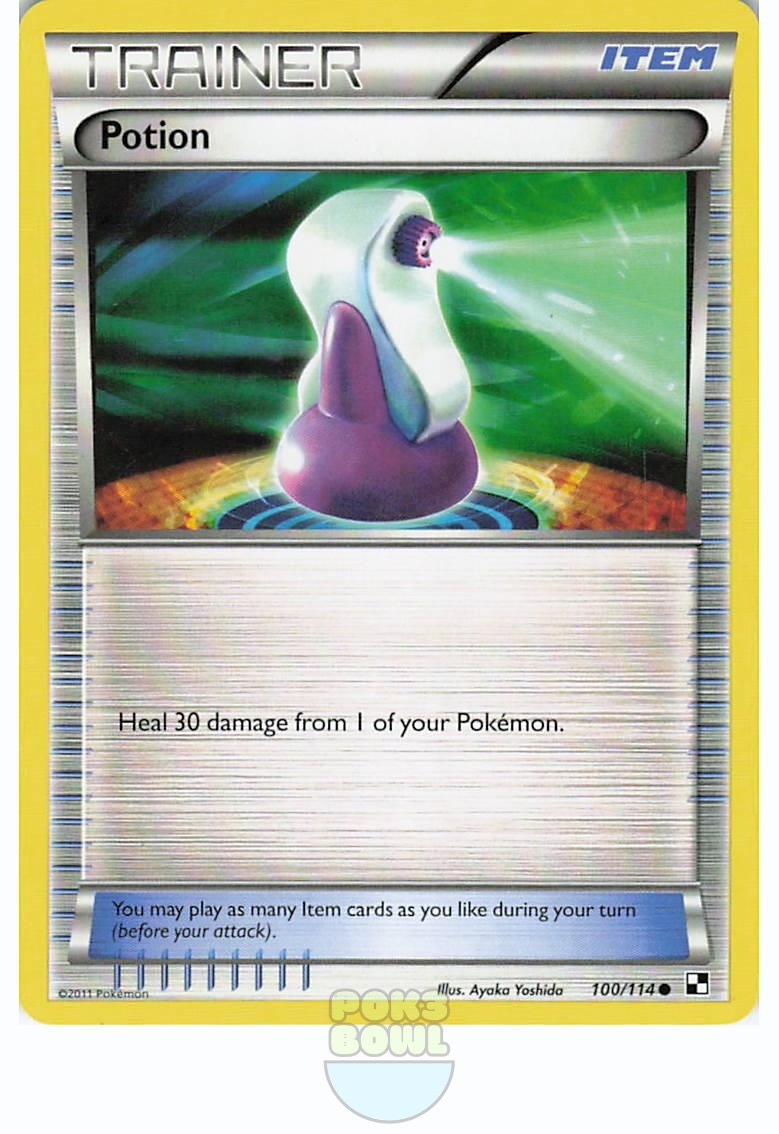 Potion 100/114 Common 2011 Pokemon Black & White Ayaka Yoshida LP
