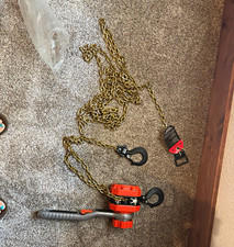 CM Columbus McKinnon Tornado 360 Ratchet Lever Chain Hoist 3/4 Ton 20 ft chain
