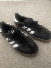 Adidas Originals Sambae Trainers Size UK 7 Black White Gum Sole Platform
