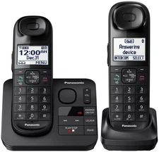 Panasonic KX-TGL432B Expandable Cordless Phone w/ Answering Machine- 2 Handsets