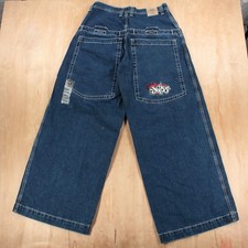 deadstock vtg 90s y2k usa made JNCO wide leg jeans 33x32 tag skater raver