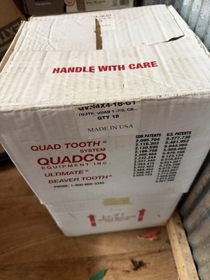 #ad #ad Quadco Quad Tooth System Ultimate Beaver Tooth QVH4X4 1B G1 MPN QVH4X4 1B G1 $600.00