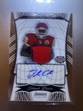 224 /425 Auto_Jersey_Jamaal Charles 2009 Bowman Sterling 182 Jersey Patch Chiefs