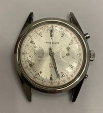 Raro Cronografo Favre Leuba Valjoux 23 Non Funzionante Per Restauro Orologio
