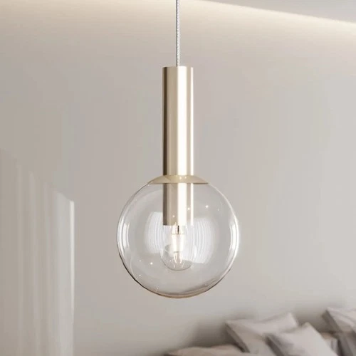 Sonneman 3760 Nickel Bubbles 1-Light Pendant With Clear Shade - Picture 7 of 10