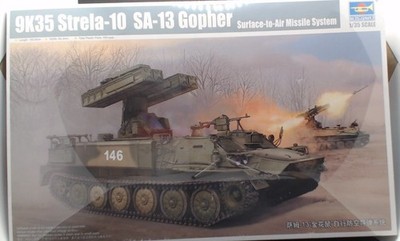 TRUMPETER - 9K35 STRELA-10 SA-13 GOPHER SURFACE TO AIR MISSILE SYSTEM - 1:35