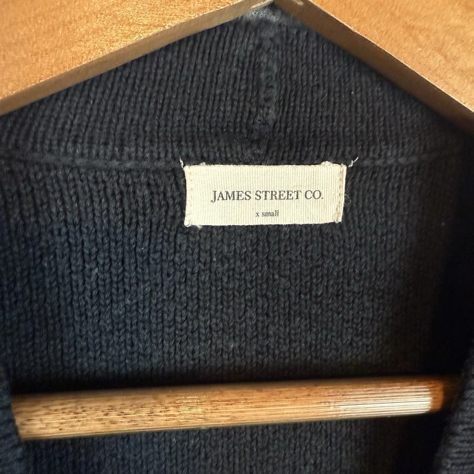 James Street Co Sade Top Womens XS Black Linen Blend Hourglass Dropped Shoulder - Image 4 of 4