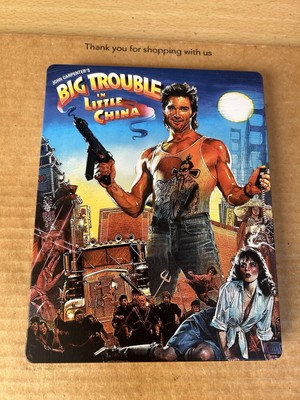 BIG TROUBLE IN LITTLE CHINA BLURAY STEELBOOK UK ARROW 1ST EDITION