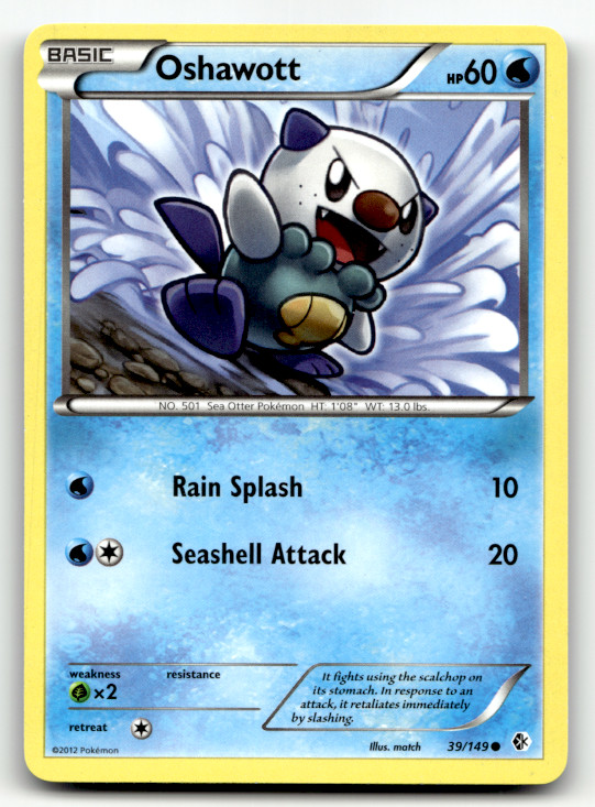 Oshawott 39/149 Normal Common Boundaries Crossed LP