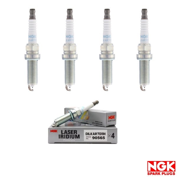 New Set of 4 NGK Laser Iridium Spark Plug for Nissan Qushqai/ Rogue/ Rogue Sport