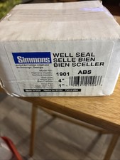 Simmons 4 In. x 1 In. Sanitary Well Seal 1901 Simmons 1901 4 In. ID 008391010066