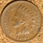 1902 Indian Head Cent - XF+ WARM BROWN  (M734)
