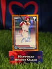 2024 Bowman Draft Carson DeMartini Chrome Auto Orange Refractor 1st #/25