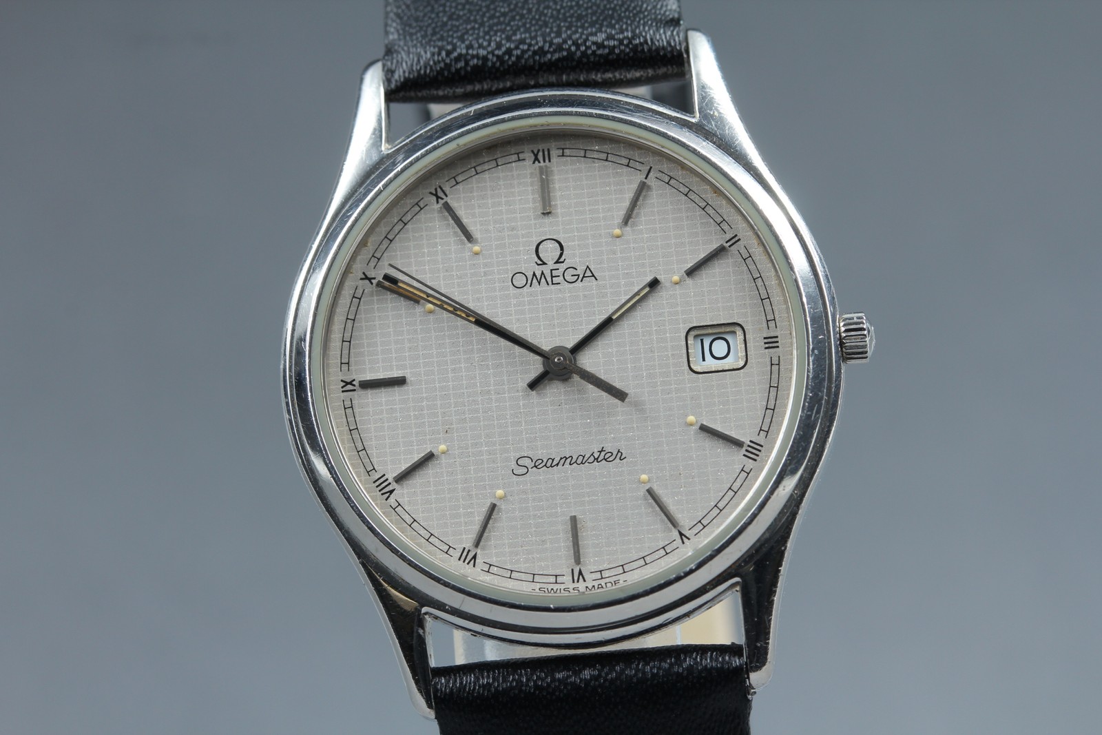 【Exc+5】 OMEGA Seamaster Silver Dress
