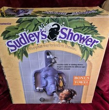 Vintage Rare Homestar Sudley's Shower Elephant Kid's Bathtub Attachment Shelf
