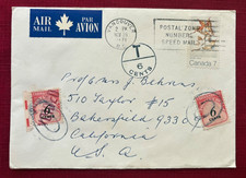 JOHN'S DEALS - US/CANADA - US POSTAGE DUE PAID ON CANADIAN COVER - 1971