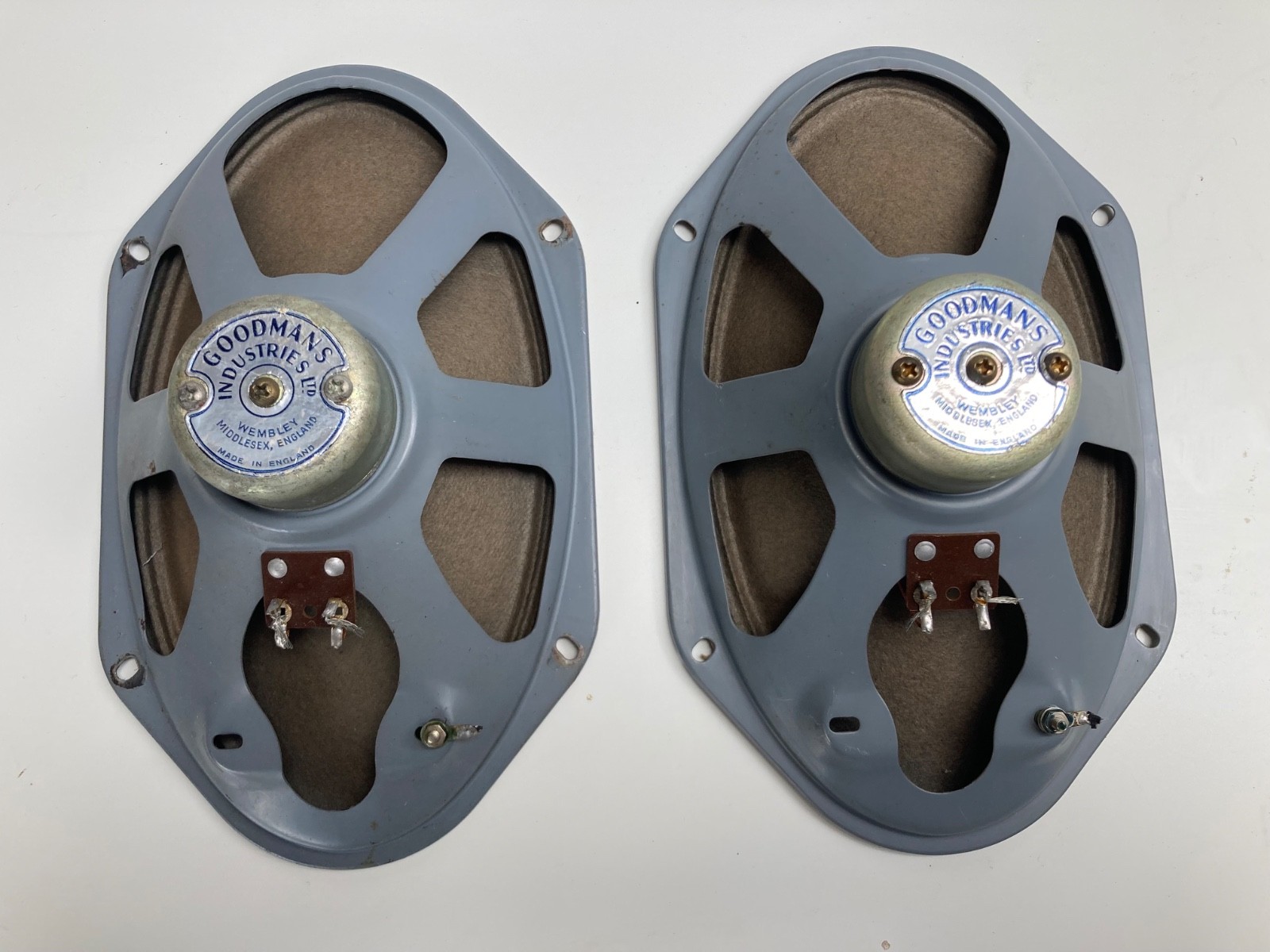 Goodmans elliptical speaker drivers - 9" x 5"