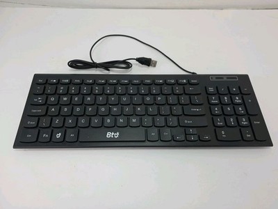 BTO USB Wired Keyboard   Full Size, Plug & Play, Tested & Working