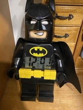 LEGO Batman Movie 10" Tested Digital Alarm Clock Figure DC Comics Works