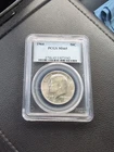 1964 Kennedy Half Dollar PCGS MS65 Blue Label 90% Silver Coin