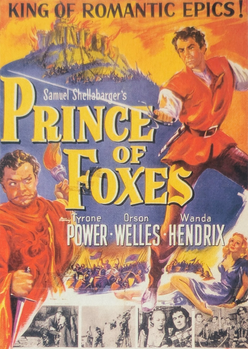 Il principe delle volpi - Prince of Foxes - 1949 - Tyrone Power - Cartolina Ciak