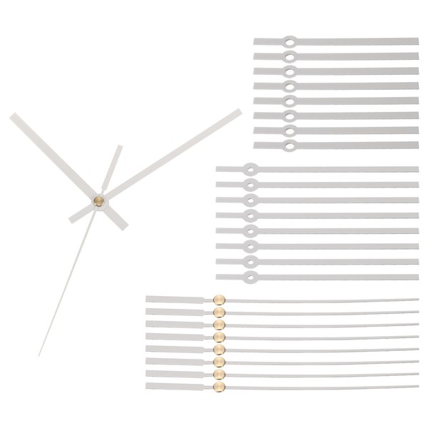 Ersatz-Uhrzeiger-Set, 8-Teiliges Ersatz-Uhrzeiger-Set, Uhrwerk Weiß, A07-image