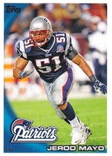 2010 Topps #272 Jerod Mayo NM-MT Patriots ID:81351