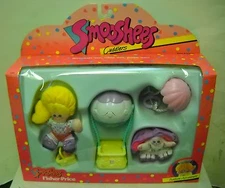 #3429 NRFB Vintage Fisher Price Smooshees Cuddlers Balloon Adventure w/Brooke