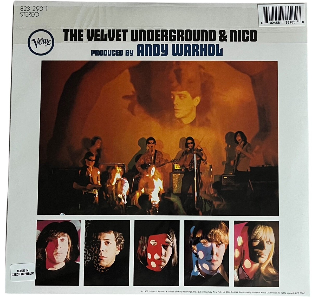 洋楽 Andy Warhol's Velvet Underground Nico The Velvet Underground & Nico Produced By Andy Warhol Stereo