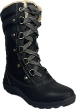 TIMBERLAND MT HOPE MID WOMEN'S LEATHER FUR WATERPROOF INSULATED BOOTS, 8709R