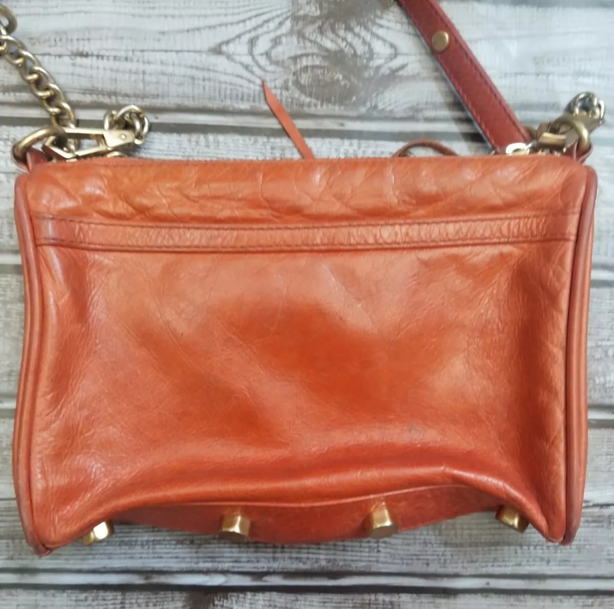 NWOT Chanel Orange Red Crossbody Bag