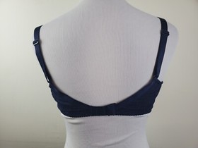 Lise Charmel Women Blue Soir De Venise Bra Size 34E Navy LACE Underwire Full Cup